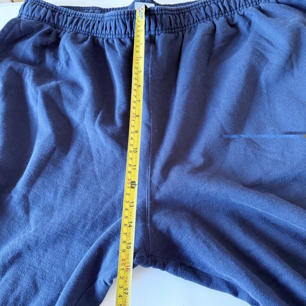 READ Champion Sweatpants 4XB Navy Blue Joggers Spell Out Logo Tapered Big Tall - Picture 3 of 16